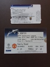 Benfica manchester united for sale  STOURBRIDGE