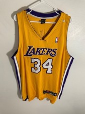 Usado, Camiseta Shaquille ONeal Lakers XXL amarela/roxa Nike Team Dri-Fit comprar usado  Enviando para Brazil