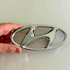 Emblema de grade frontal prata cromado logotipo H para Hyundai Tucson 2016-2021 comprar usado  Enviando para Brazil