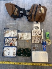 Lote de 200+ sacos e equipamentos para moscas de pesca com mosca comprar usado  Enviando para Brazil
