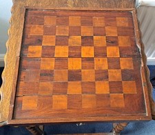 Antique chess backgammon for sale  WARE