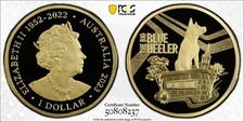Austrália 2023 Big Blue Heeler $1 Proof PCGS PR70DCAM Eq Top Pop #8237 comprar usado  Enviando para Brazil
