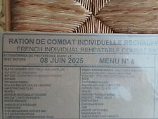 Ration combat militaire d'occasion  Reims