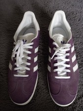 Adidas gazelle purple for sale  WOLVERHAMPTON