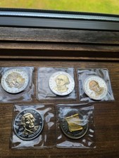 The National Historic Mint - 5 moedas comemorativas, não circuladas, usado comprar usado  Enviando para Brazil