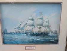 Vintage ship diorama for sale  GOSPORT