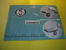 Rare depliant publicitaire d'occasion  Épinac