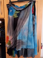 silk boho skirt for sale  RUGBY
