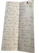 1848 handwritten letter for sale  NEWTOWN
