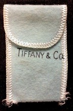 Tiffany And Company Fieltro Tela Solapa Bolsa Joya ¡Solo 3”x2”! Monedas ENN segunda mano  Embacar hacia Mexico