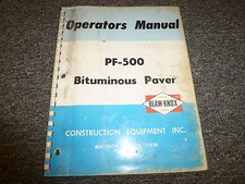Blaw knox pf500 for sale  Fairfield