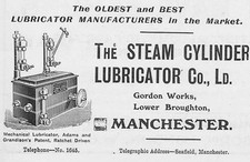 Steam cylinder lubricator for sale  GLASGOW