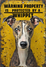 Warning whippet security for sale  DUNSTABLE