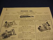 Skilsaw 1940 catalog for sale  Columbia