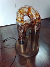 Lampada tavolo vetro usato  Italia