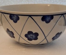 Vintage floral blue for sale  WARRINGTON