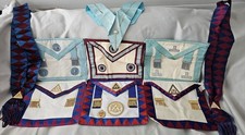 Masonic regalia aprons for sale  CHATHAM