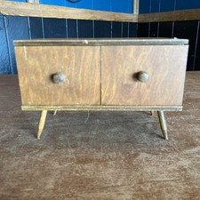 Aparador vintage de madeira teca para móveis de casa de bonecas comprar usado  Enviando para Brazil