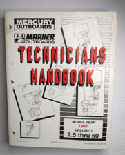 Usado, Mercury / Mariner Outboards Technicians Handbook 1997 - Vol. 1 - 2.5 thru 60 comprar usado  Enviando para Brazil