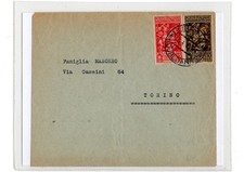 Lubiana italiana , 1942 , Tito Livio , bicolore per Torino. na sprzedaż  Wysyłka do Poland