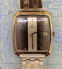 Usado, 1971 Omega automático De Ville 162.048 ouro dois tons listras relógio data quadrada comprar usado  Enviando para Brazil
