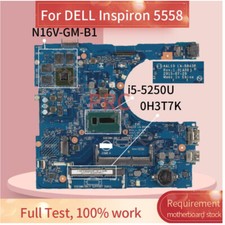 Placa-mãe LA-B843P N16V-GM-B1 CN-0H3T7K 0H3T7K para Dell Inspiron 5558 i5-5250U comprar usado  Enviando para Brazil
