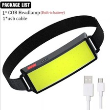 Waterproof cob headlamp for sale  HAYES