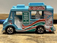 Vintage 1983 Hot Wheels Food Truck Pizza Pasta Wings Azul Claro Antigo comprar usado  Enviando para Brazil