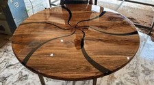 Epoxy wood table d'occasion  Expédié en Belgium