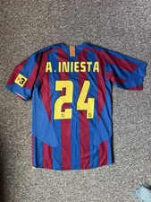 Iniesta barcelona match for sale  DUNDEE