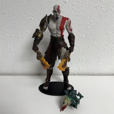 Boneco de ação 2007 NECA God Of War 2 KRATOS com lâminas flamejantes de Athena e suporte, usado comprar usado Boneco de ação 2007 NECA God Of War 2 KRATOS com lâminas flamejantes de Athena e suporte, usado comprar usado  Enviando para Brazil