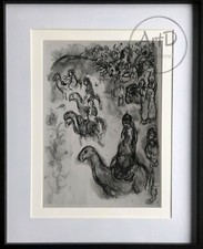 Obrazy na ścianę; Piękne, Głębokie Heliograwiury Biblijne Marc Chagall, używany na sprzedaż  PL