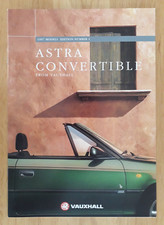 Vauxhall astra convertibles for sale  BOURNE