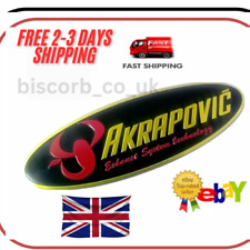 Akrapovic exhaust sticker for sale  BOLTON