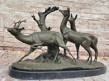 Large bronze stag for sale  Westbury