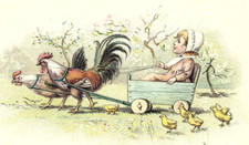 C1910 easter chicken d'occasion  Expédié en Belgium