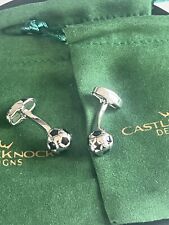 Football cufflinks silver for sale  Ireland