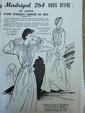 Ancien patron madrigal d'occasion  France