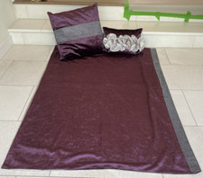 Dark purple velvet for sale  LONDON