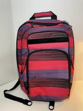 Mochila Hurley grande rosa roxa vermelha acolchoada laptop bolso viagem qualidade escolar comprar usado  Enviando para Brazil
