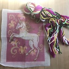 Vintage unicorn needlepoint for sale  North Hollywood