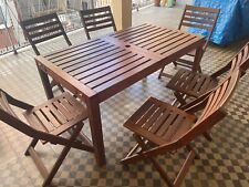 Tavolo legno giardino usato  Chiavari