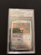 2025 PM. SV Hoothoot Master Ball Rev Holo Prismatic Evolutions #077 AGS 10 Dourado, usado comprar usado  Enviando para Brazil