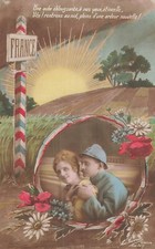 Patriotique medaillon poilu d'occasion  Vasles