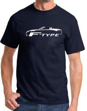 Jaguar F-Type Conversível Contorno clássico design Camiseta Novas Cores comprar usado  Enviando para Brazil
