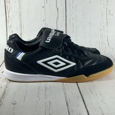 Tênis de futebol Umbro Speciali Pro 98 indoor couro K preto masculino tamanho 9, usado comprar usado  Enviando para Brazil