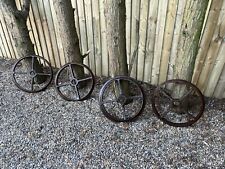 Cast iron wheels for sale  THIRSK
