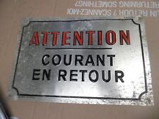 Ancienne plaque catu d'occasion  Vieille-Église
