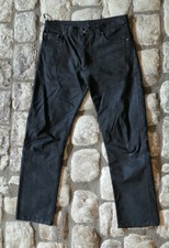Lederjeans schwarz weiches gebraucht kaufen  Römerstein