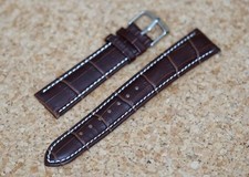 Brown crocodile leather for sale  WAKEFIELD